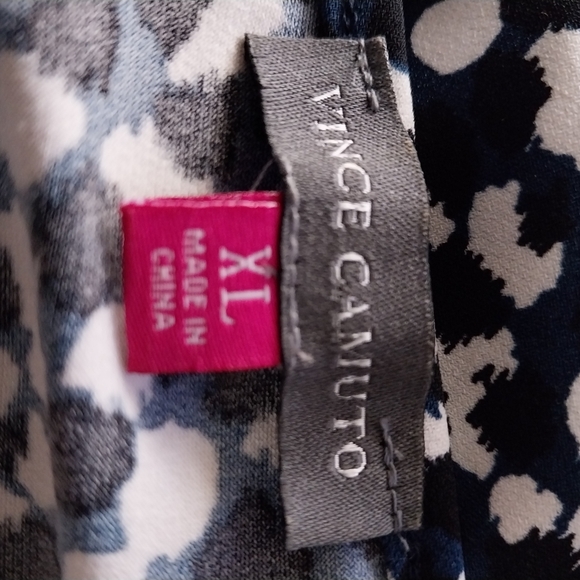 Vince Camuto NWT Black and White Floral Dress Size Xl - Picture 11 of 12